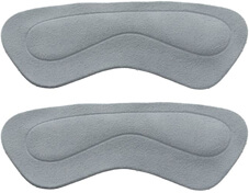 Белые напяточники от натирания и уменьшения обуви на пол размера (арт. О919)